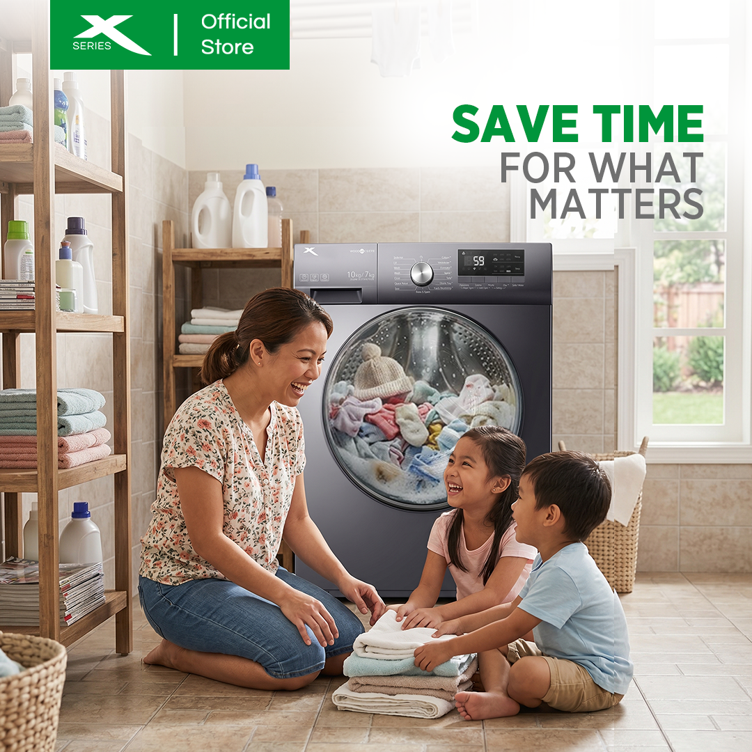 XTREME COOL Front Load Fully Automatic Washing Machine (XWM-COMBi10x7)