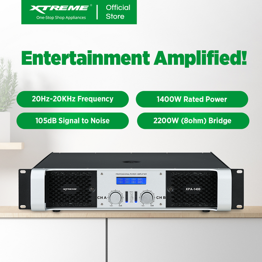 XTREME 1400Wx2 Professional Power Amplifier ( XPA-1400)