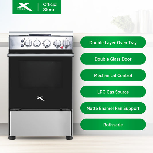 XTREME HOME 50cm 3 Burner Gas Range (XGR-503G1ER)