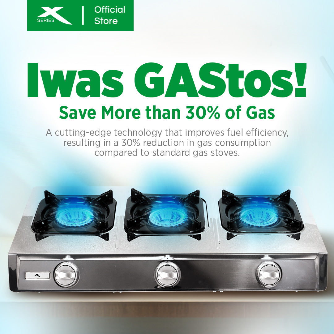 XTREME HOME 3 Burner Gas Stove Save more than 30% of Gas with Automatic Ignition | XGS-3BECO