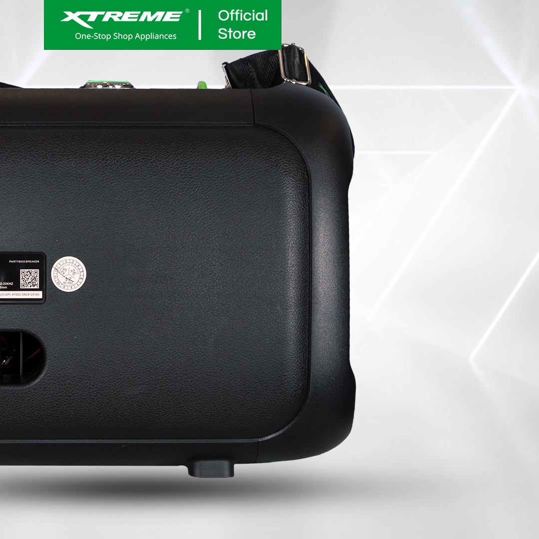 XTREME PLAY 700W On-the-Go Portable Speaker with 2 Wireless Microphone (X-PLAY650)