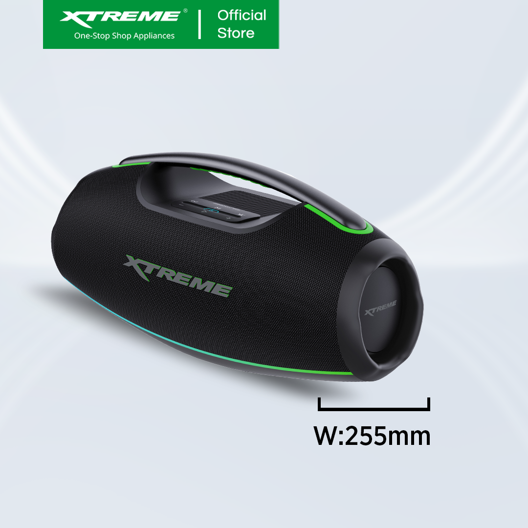 XTREME X-BOOM3 IPX7 WATERPROOF 5200mAh PORTABLE WIRELESS BLUETOOTH TWS SPEAKER WITH POWERBANK (X-BOOM3X)