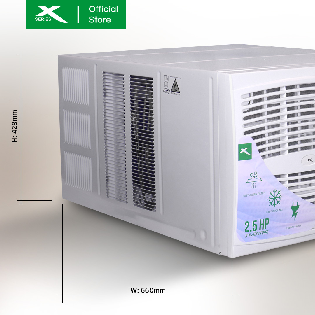 2.5HP (Inverter) XTREME COOL Window type aircon (XACWT25i)
