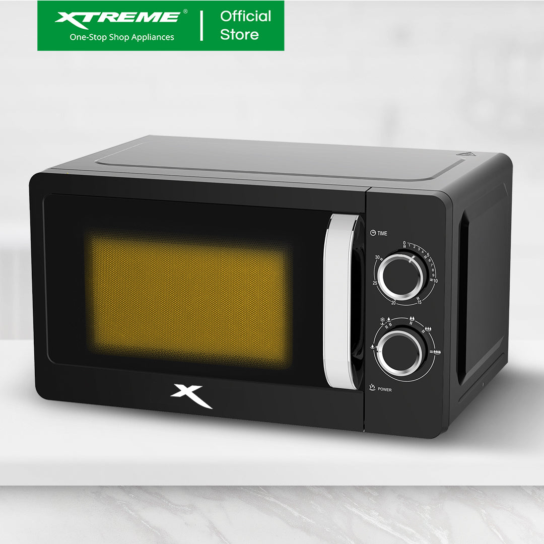 20L X-SERIES Manual Control Microwave Oven (Black) | XH-MO20MBLACKX