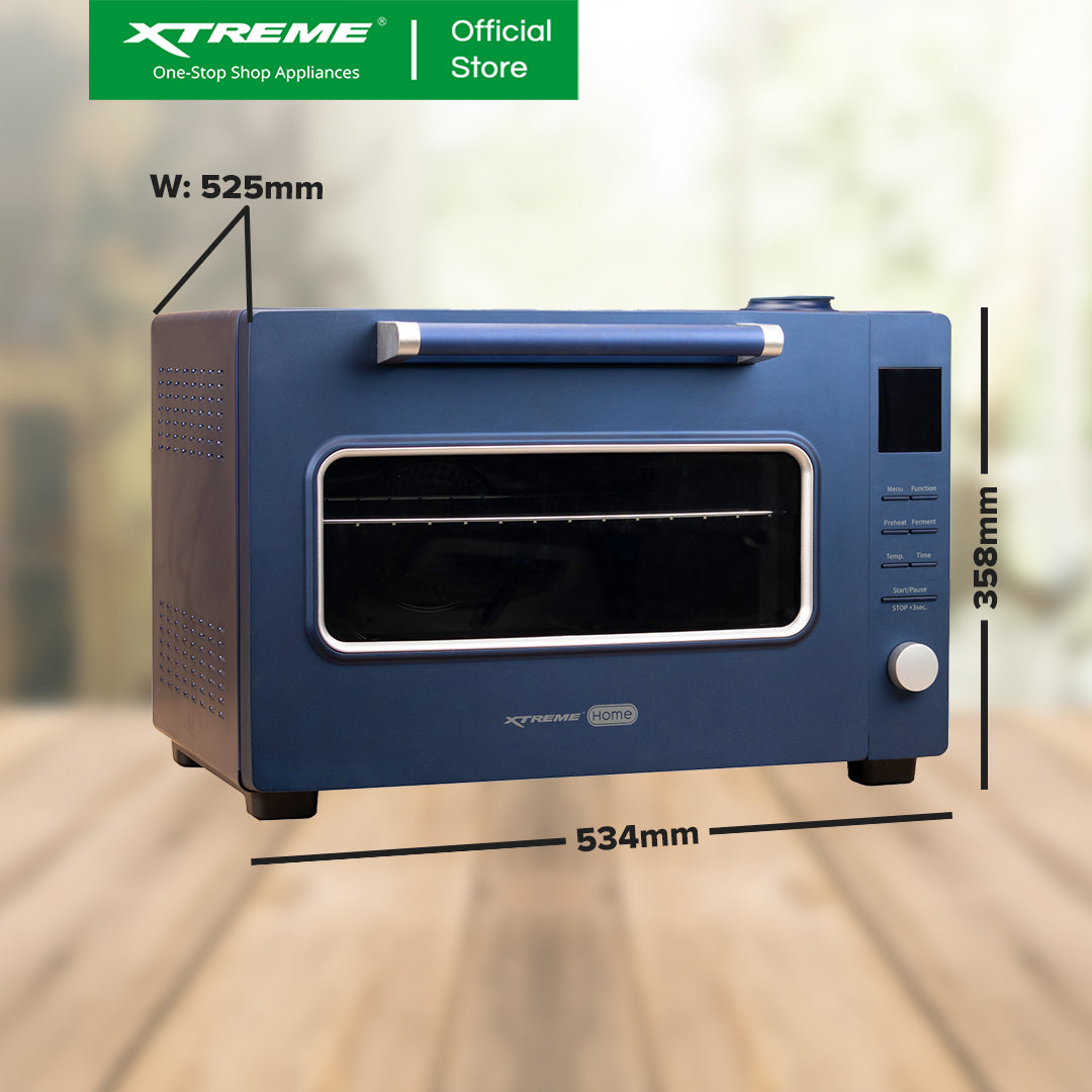 XTREME HOME 40L Convection Oven with 5 Species Baking Mode (Blue) | XH-SMARTOVEN40L