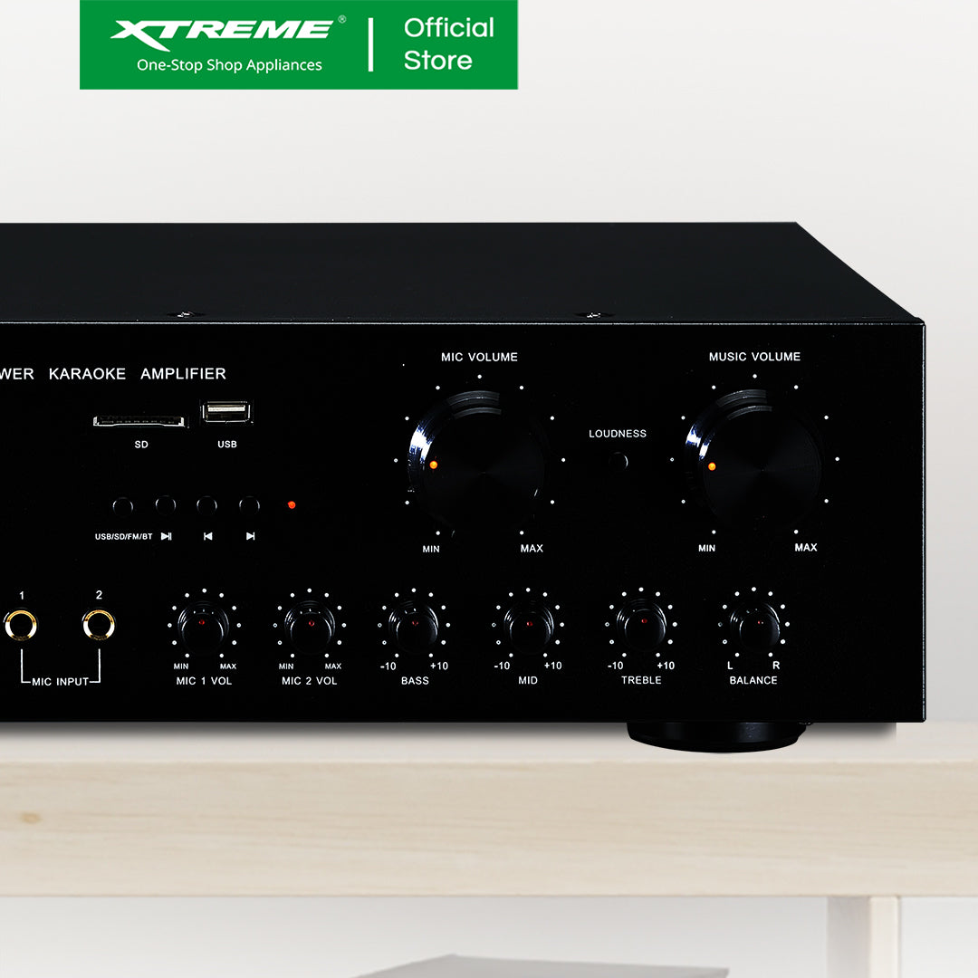 XTREME 700W Amplifier 35kHz-20kHz-FR 8-Rated Impedance 3”x2-Treble 12"-Woofer | XPRO-700