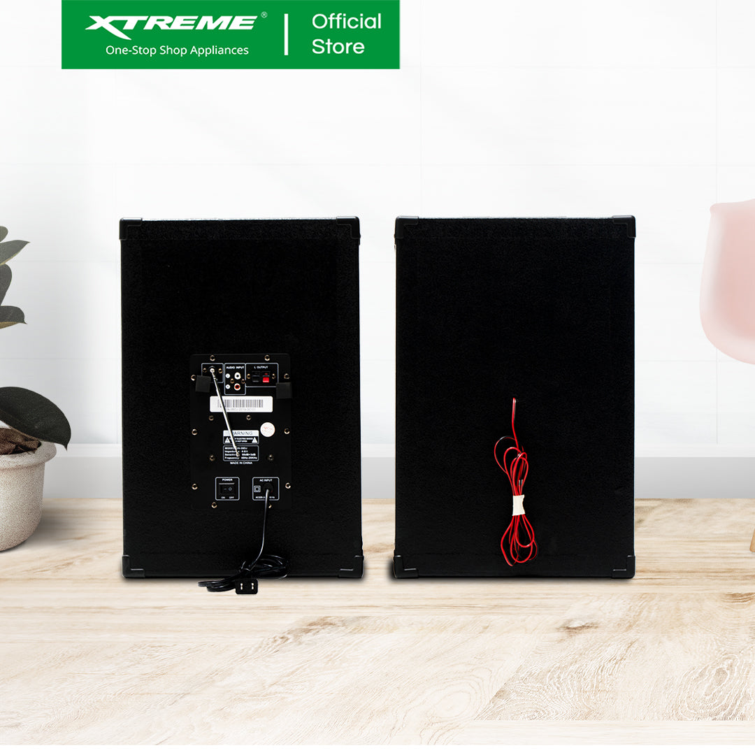 XTREME 250Wx2 Amplified Speaker Bluetooth FM USB SD Card Reader LED Display | SN-08DJ