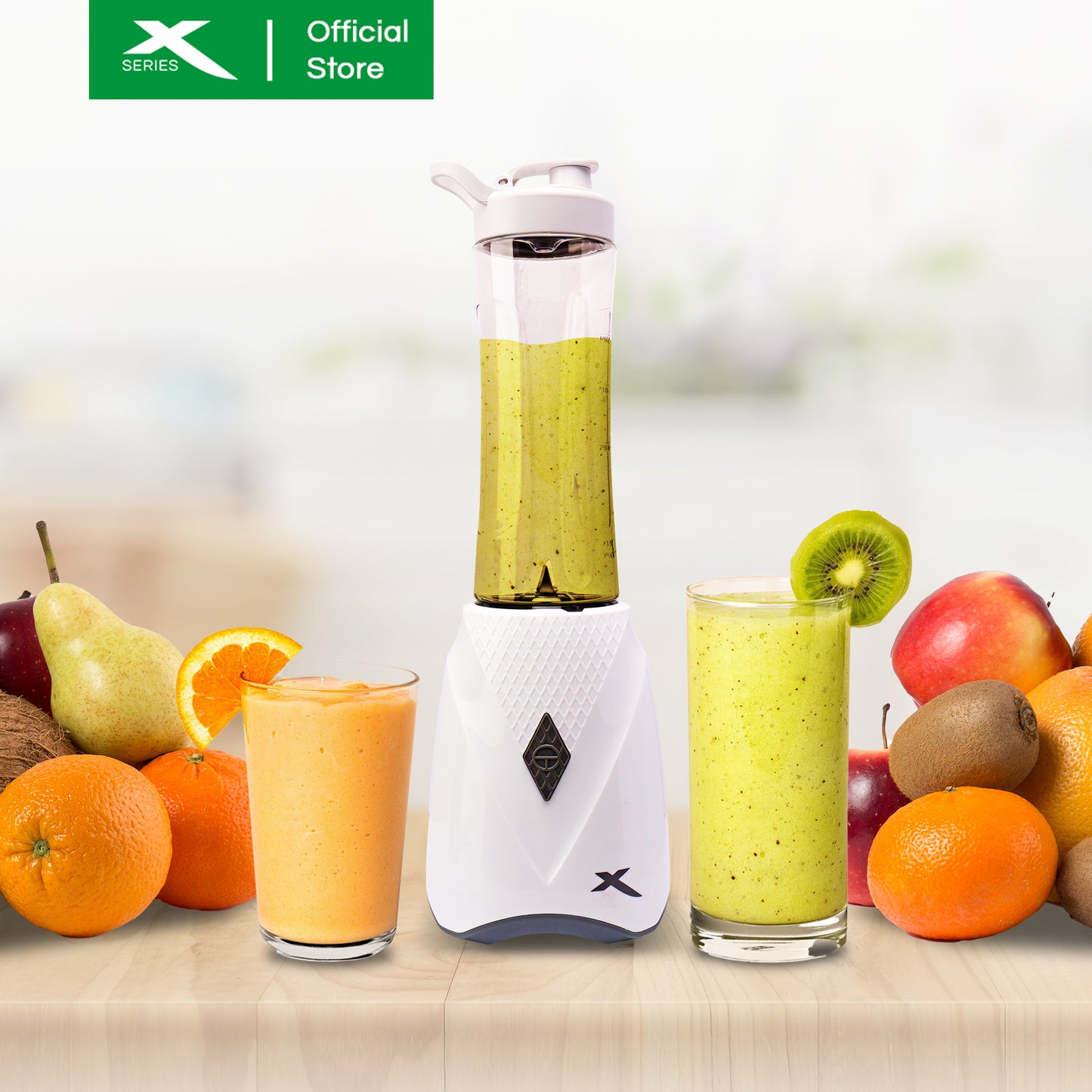 X-SERIES 600ML Personal Blender with FREE Tumbler (White) | XH-BL600WX