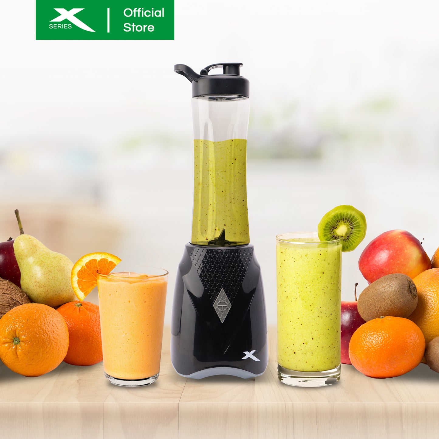 X-SERIES 600ML Personal Blender with FREE Tumbler (Black) | XH-BL600BX