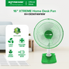 XTREME HOME 16 inches Desk Fan 3-Speed Levels Oscillation Function (White Blade) | XH-DESKFAN16W