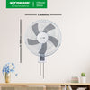 XTREME HOME 16 inches Wall Fan 3-Speed with 2 Chains (Gray Blade) | XH-EF-WF16GRAY