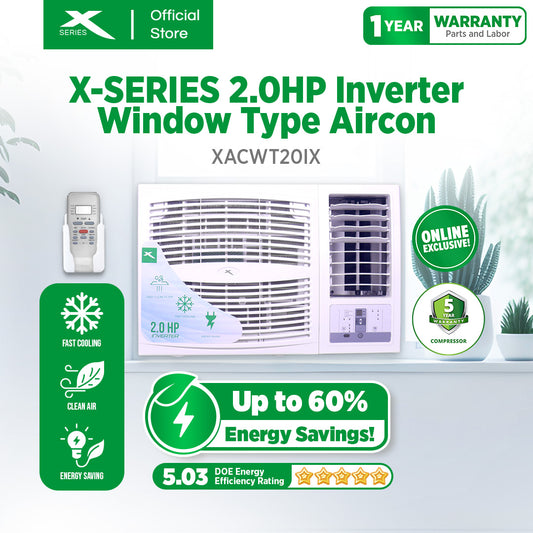 2.0HP (Inverter) XTREME COOL Window type aircon (XACWT20i)