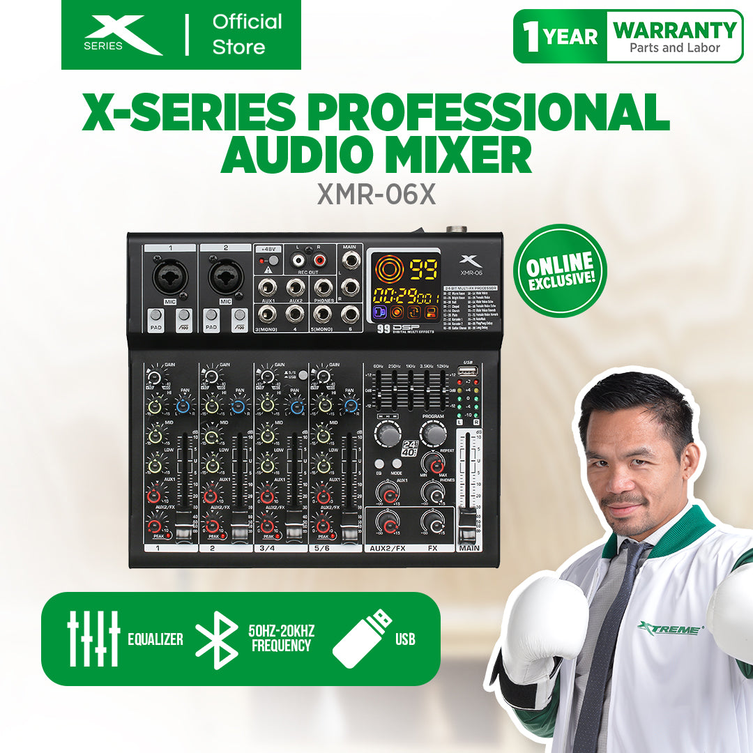 XTREME Professional Audio Mixer (XMR-06)