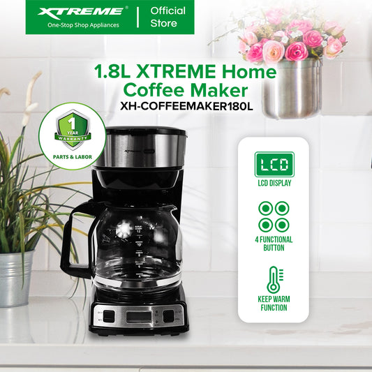 XTREME HOME 1.8L Coffee Maker (XH-COFFEEMAKER180L)