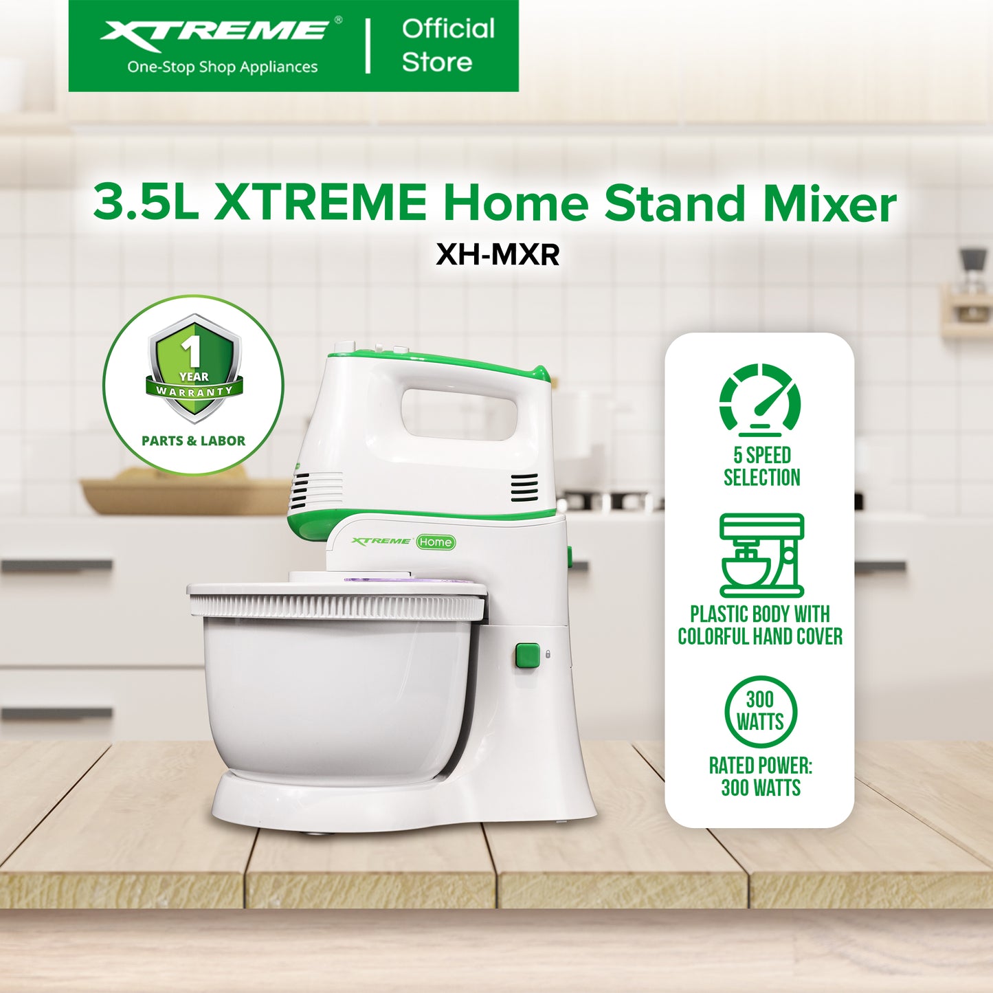 XTREME HOME 3.5L Stand Mixer (XH-MXR)