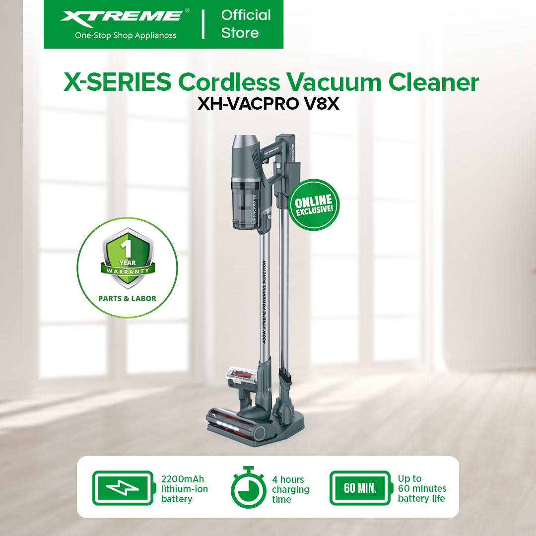 X-SERIES Cordless Vacuum Cleaner 180° Swivel Connector with LED Light | XH-VACPRO V8X