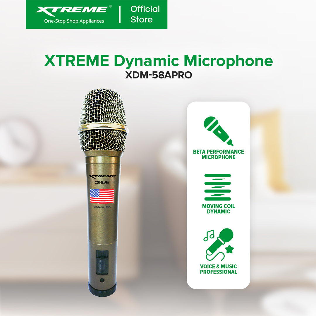 XTREME 7.5M High End Dynamic Wired Microphone (XDM-58APRO)