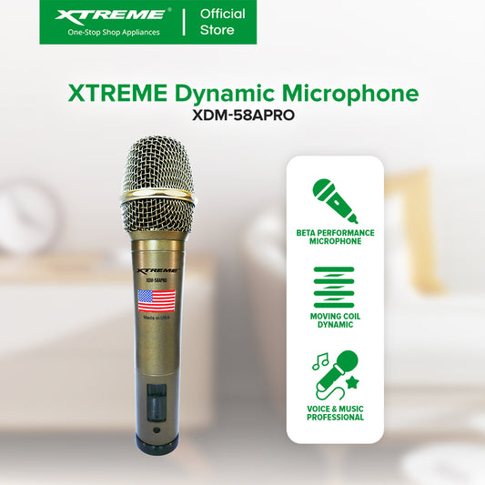 XTREME 7.5M High End Dynamic Wired Microphone (XDM-58APRO)