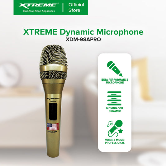 XTREME 7.5M High End Dynamic Wired Microphone (XDM-98APRO)