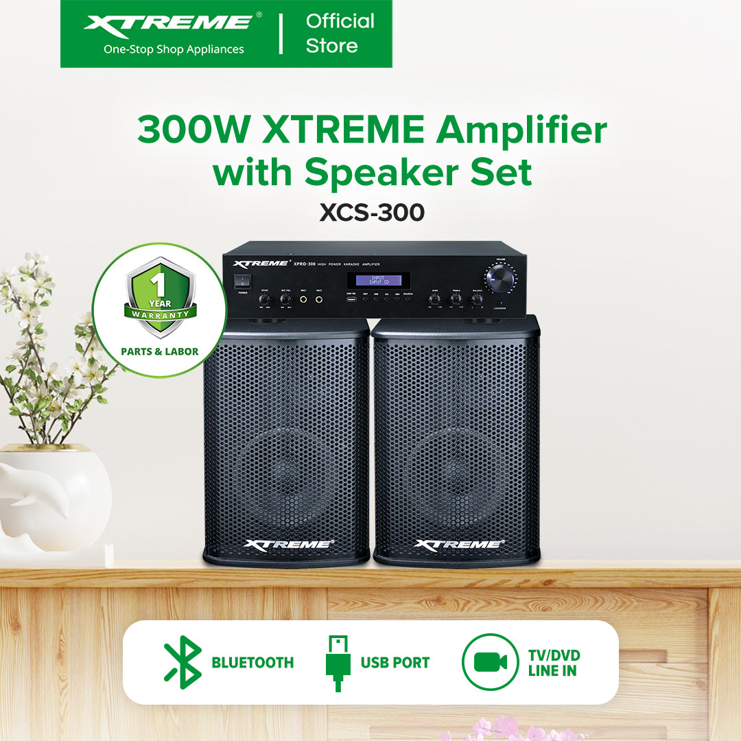 XTREME Amplifier with 300W Speaker Set (XCS-300)