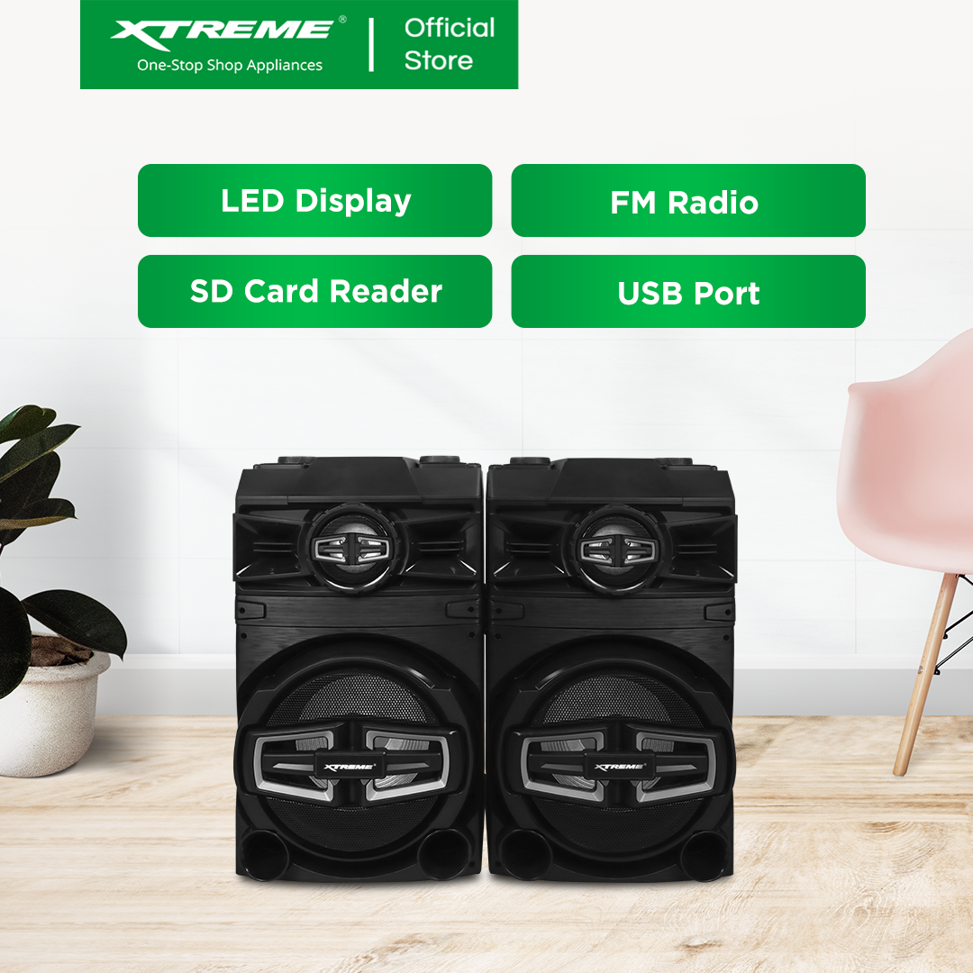 XTREME 450Wx2 Amplified Speaker FM USB SD Card | XBEAT-10