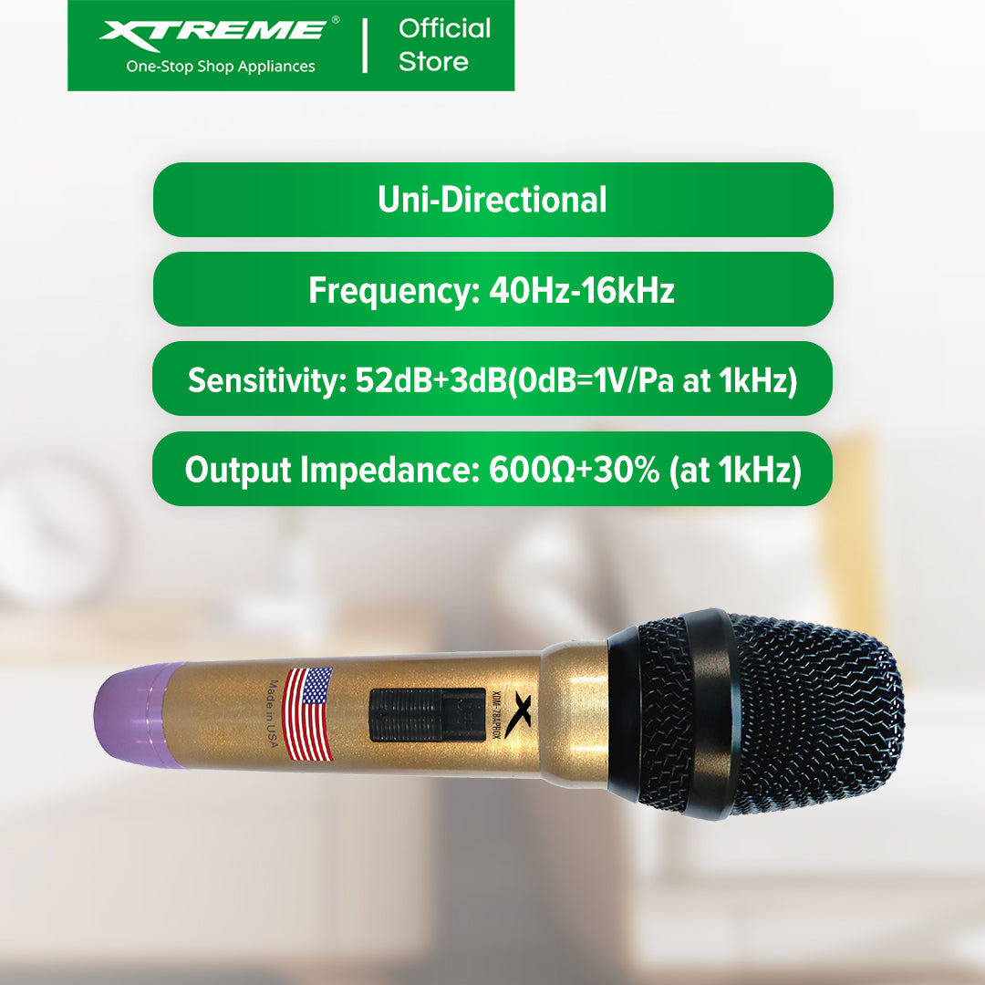 X-SERIES High End Dynamic Microphone w/ 7.5m Mic Cable | XDM-78APROX