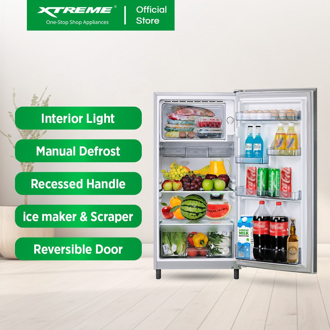 X-SERIES 5.4 CUFT. Single Door Refrigerator Manual Defrost Separate Chiller | XCOOL-SD151MV2X