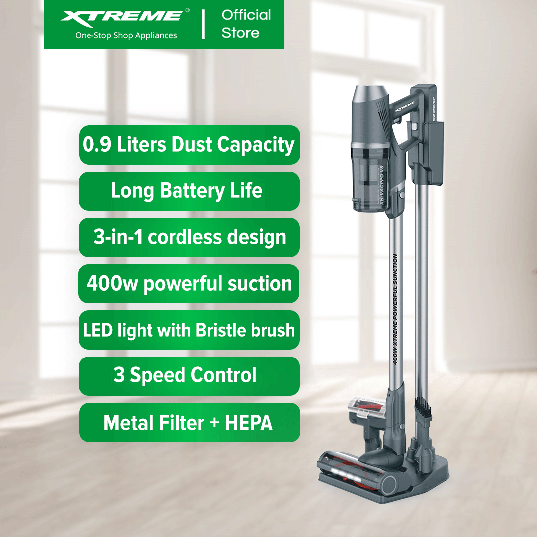 X-SERIES Cordless Vacuum Cleaner 180° Swivel Connector with LED Light | XH-VACPRO V8X