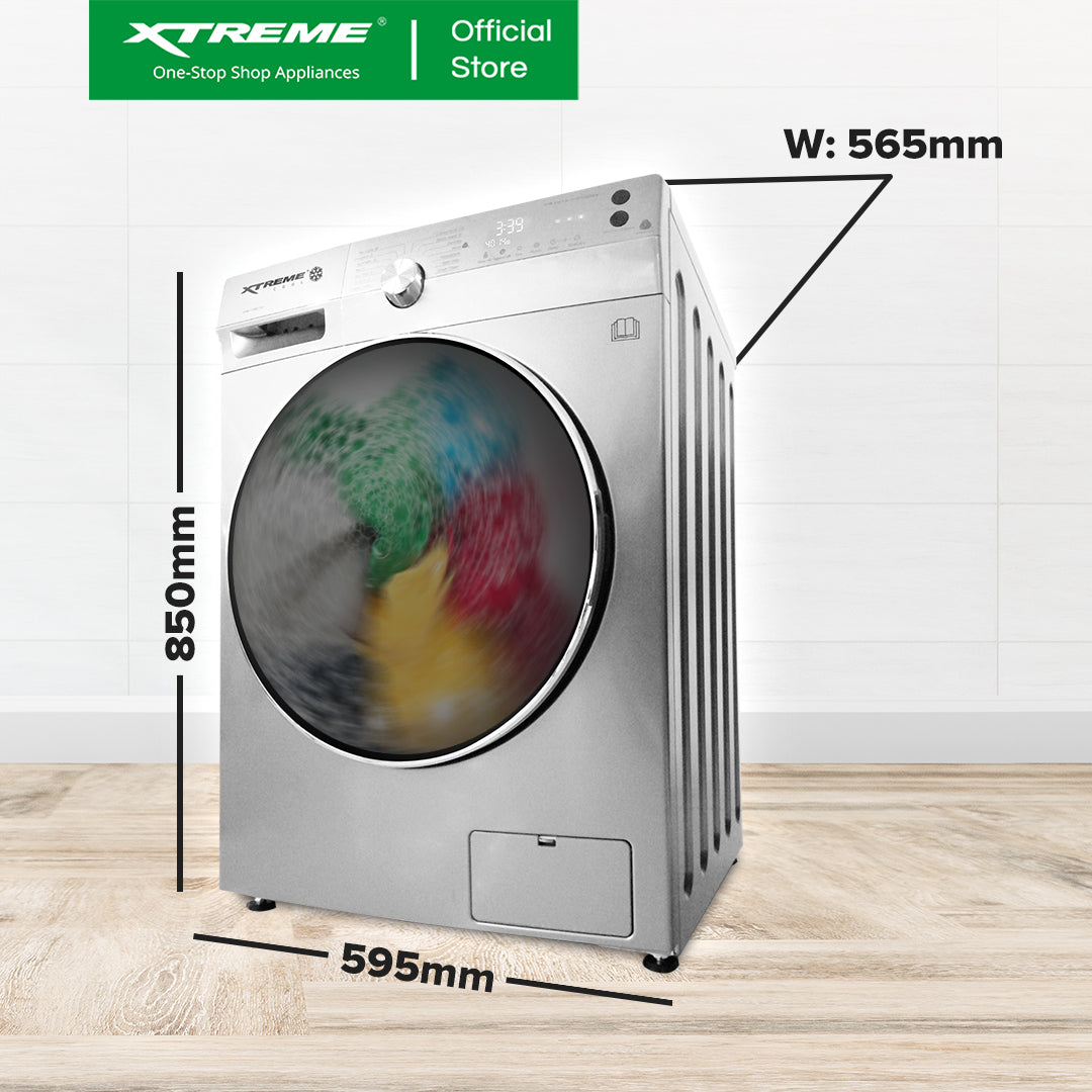 X-SERIES 10KG Frontload Combo Washer & 7KG Dryer INVERTER | XWM-COMBi10x7x