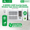 X-SERIES 2HP Window Type Aircon w/ Remote Control Energy Efficient | XACWT20RX