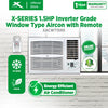 X-SERIES 1.5HP Window Type Aircon w/ Remote Control Energy Efficient (White) | XACWT15RX