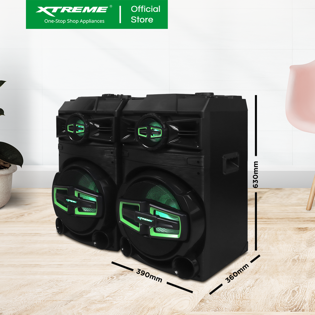 XTREME 450Wx2 Amplified Speaker FM USB SD Card | XBEAT-10