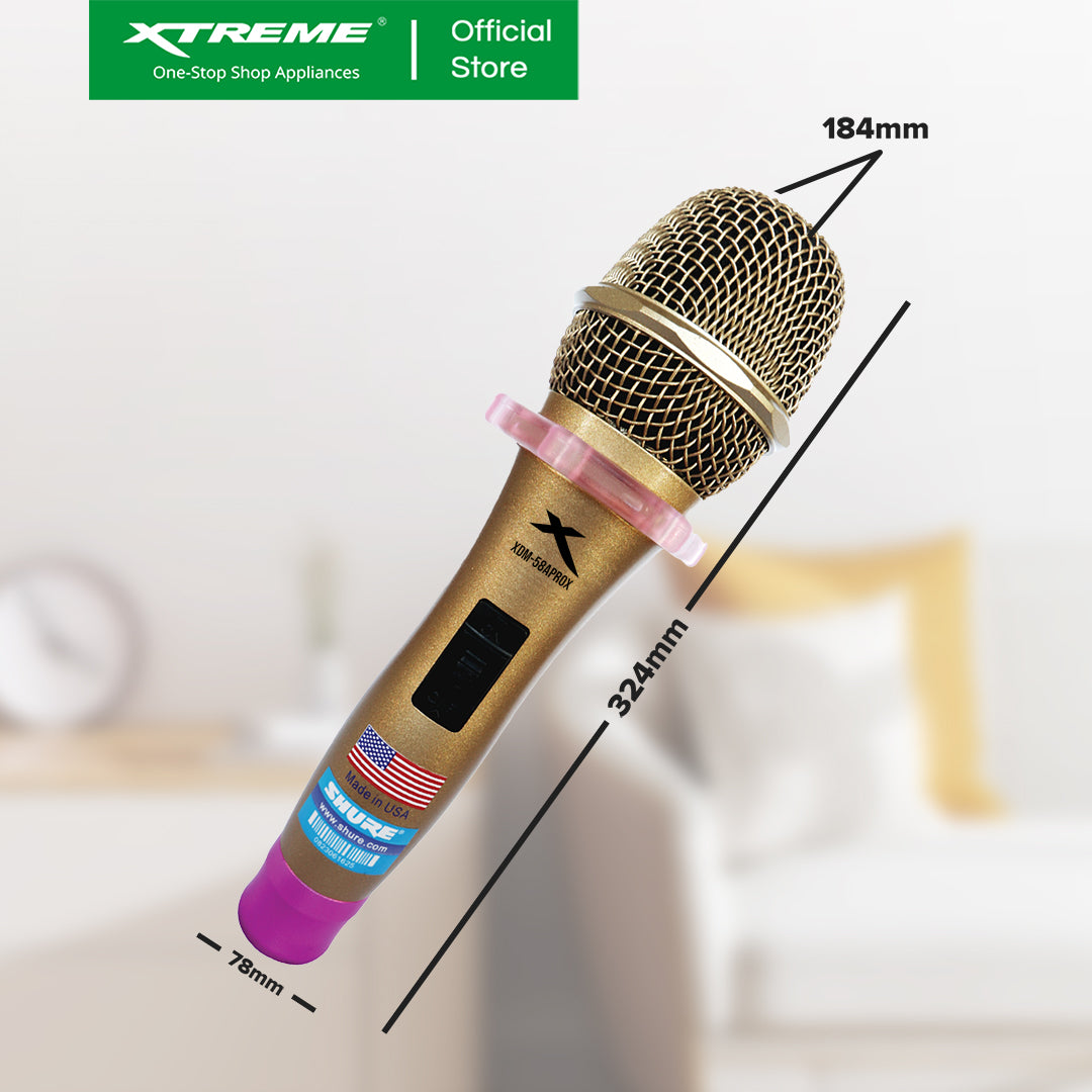 X-SERIES High End Dynamic Microphone w/ 7.5m Mic Cable | XDM-68APROX
