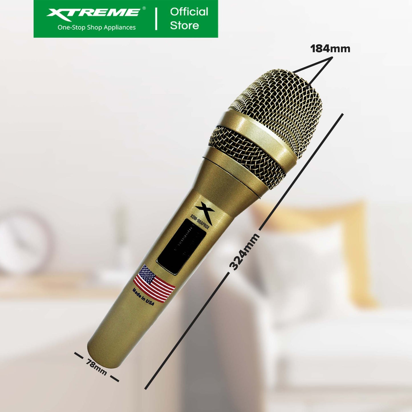 XTREME 7.5M High End Dynamic Wired Microphone (XDM-98APRO)