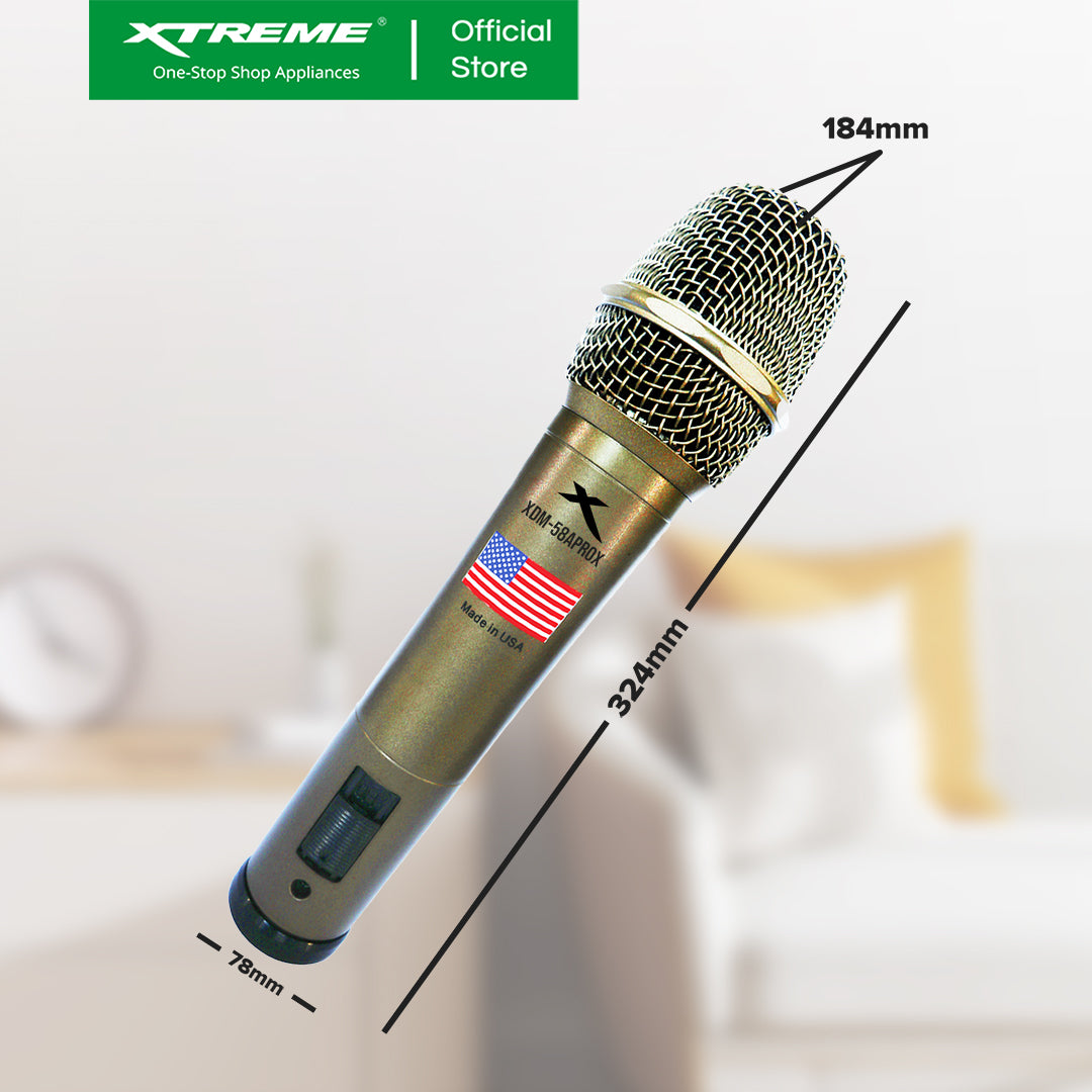 X-SERIES High End Dynamic 7.5M Wired Microphone | XDM-58APROX