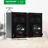 XTREME 350Wx2 Amplified Speaker Bluetooth FM USB SD Card Reader LED Display Disco Light | XT-88DJ