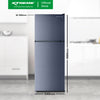 X-SERIES 7 CUFT. Double Door Inverter Refrigerator No Frost R600a (Silver) | XCOOL-DD256NF07IX