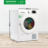 X-SERIES 9KG Fully Automatic Front Load Condensing Dryer LED Display Non-Inverter | XWMFD-0009X