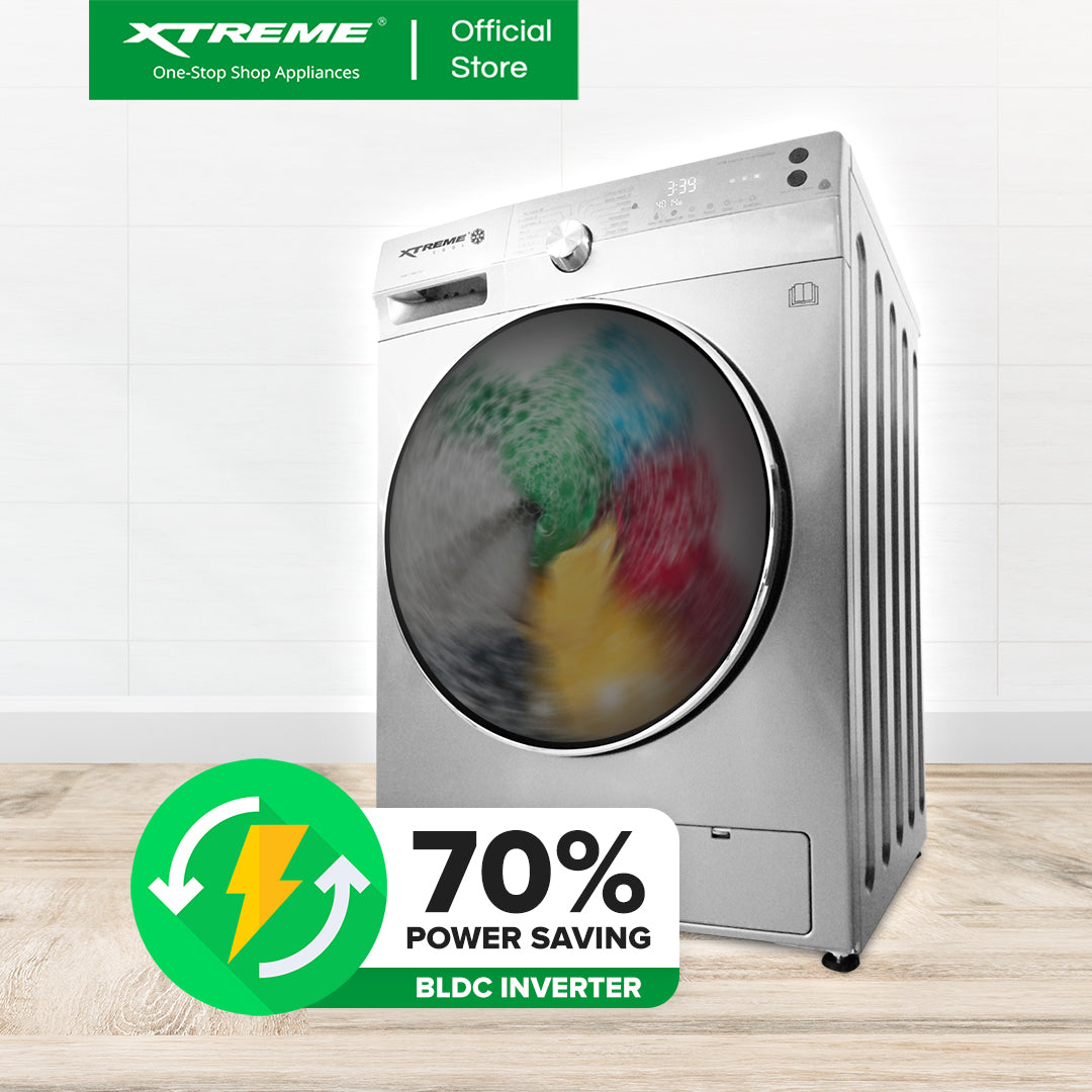 X-SERIES 10KG Frontload Combo Washer & 7KG Dryer INVERTER | XWM-COMBi10x7x