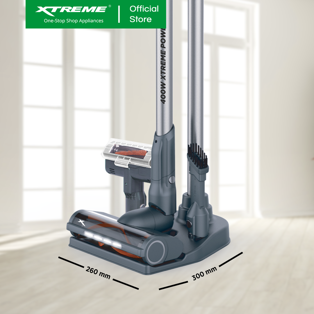 X-SERIES Cordless Vacuum Cleaner 180° Swivel Connector with LED Light | XH-VACPRO V8X