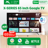 X-SERIES 65 inch Google TV Frameless WiFi Netflix YouTube Google Play w/ Voice Control | MF-6500GOX