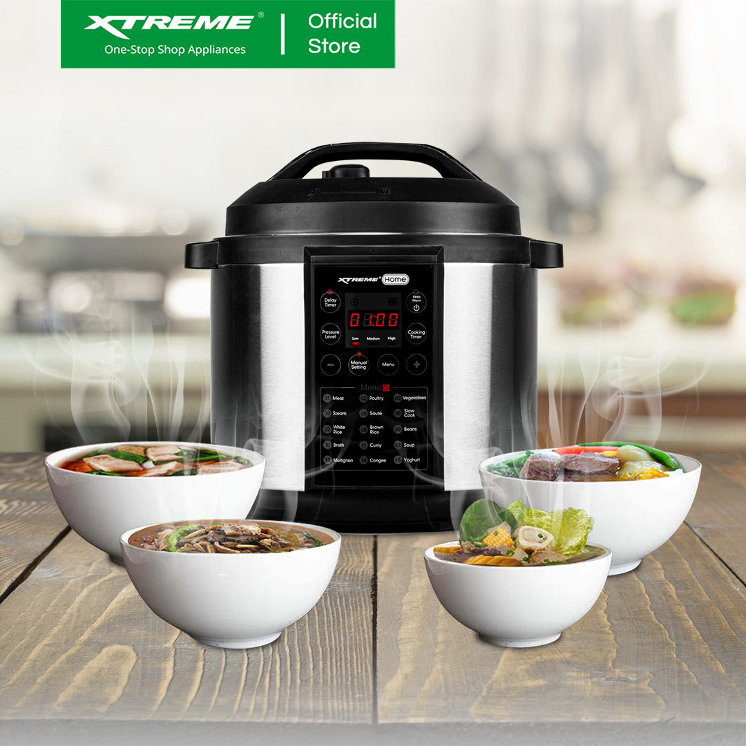 XTREME HOME 6L Pressure Cooker Multi-Function Non-stick Easy to Clean | XH-INSTAPOT6L