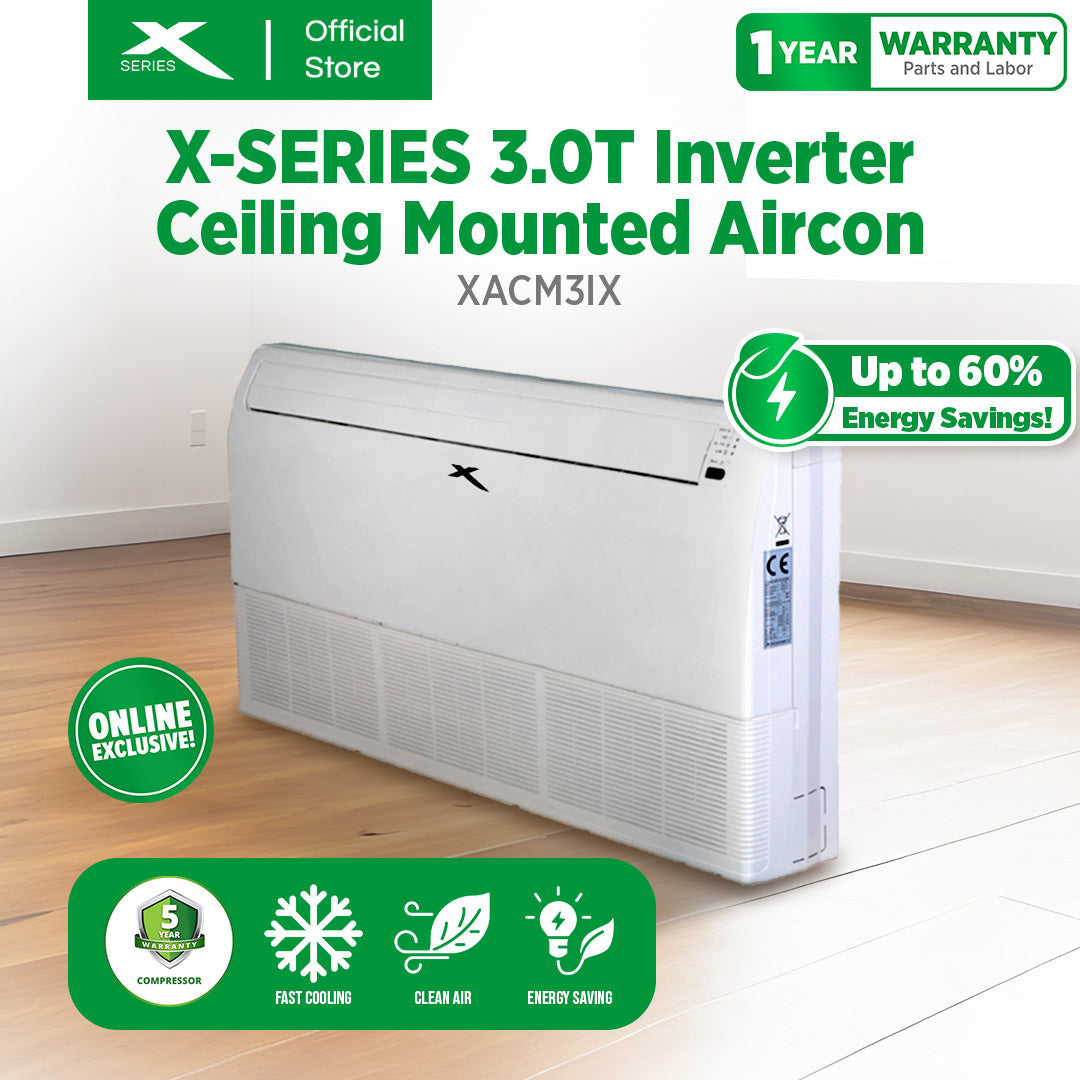 XTREME COOL 3.0T Ceiling Mounted Aircon Inverter | XACM3i