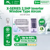 2.5HP (Inverter) XTREME COOL Window type aircon (XACWT25i)