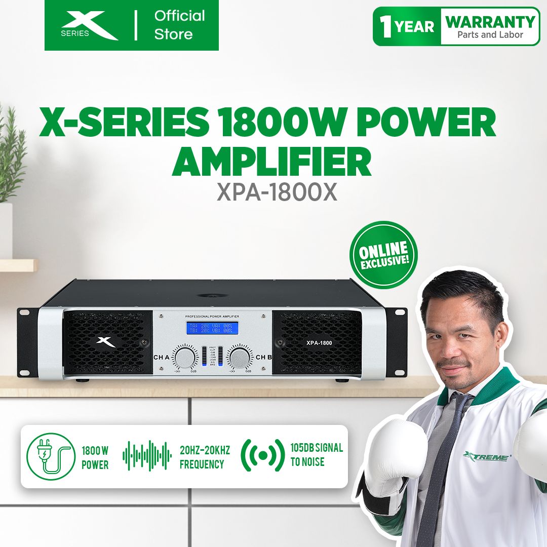 XTREME 1800Wx2 Professional Power Amplifier (XPA-1800)