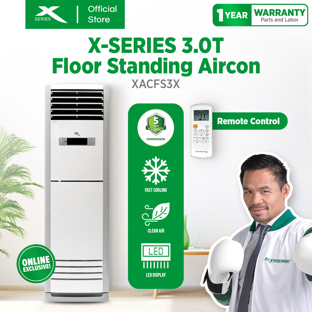 XTREME COOL 3.0T Floor Standing Aircon Energy Efficient | XACFS3