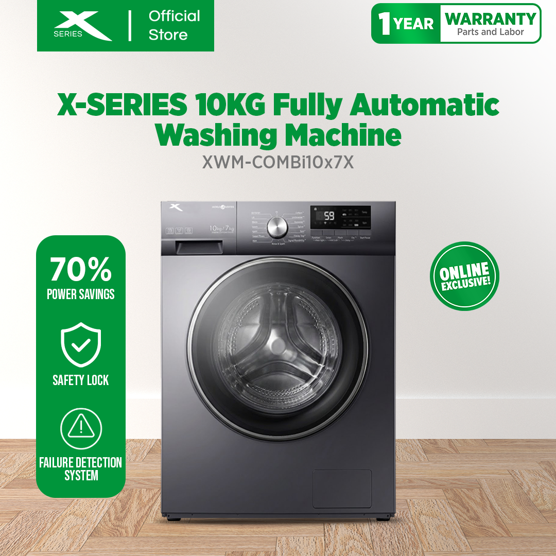 XTREME COOL Front Load Fully Automatic Washing Machine (XWM-COMBi10x7)