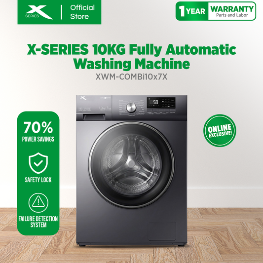 XTREME COOL Front Load Fully Automatic Washing Machine (XWM-COMBi10x7)