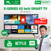 X-SERIES 65 inch LED TV Digital Smart 4K Ultra HD Slim Bezel w/ Free Wall Bracket | MF-6500VX