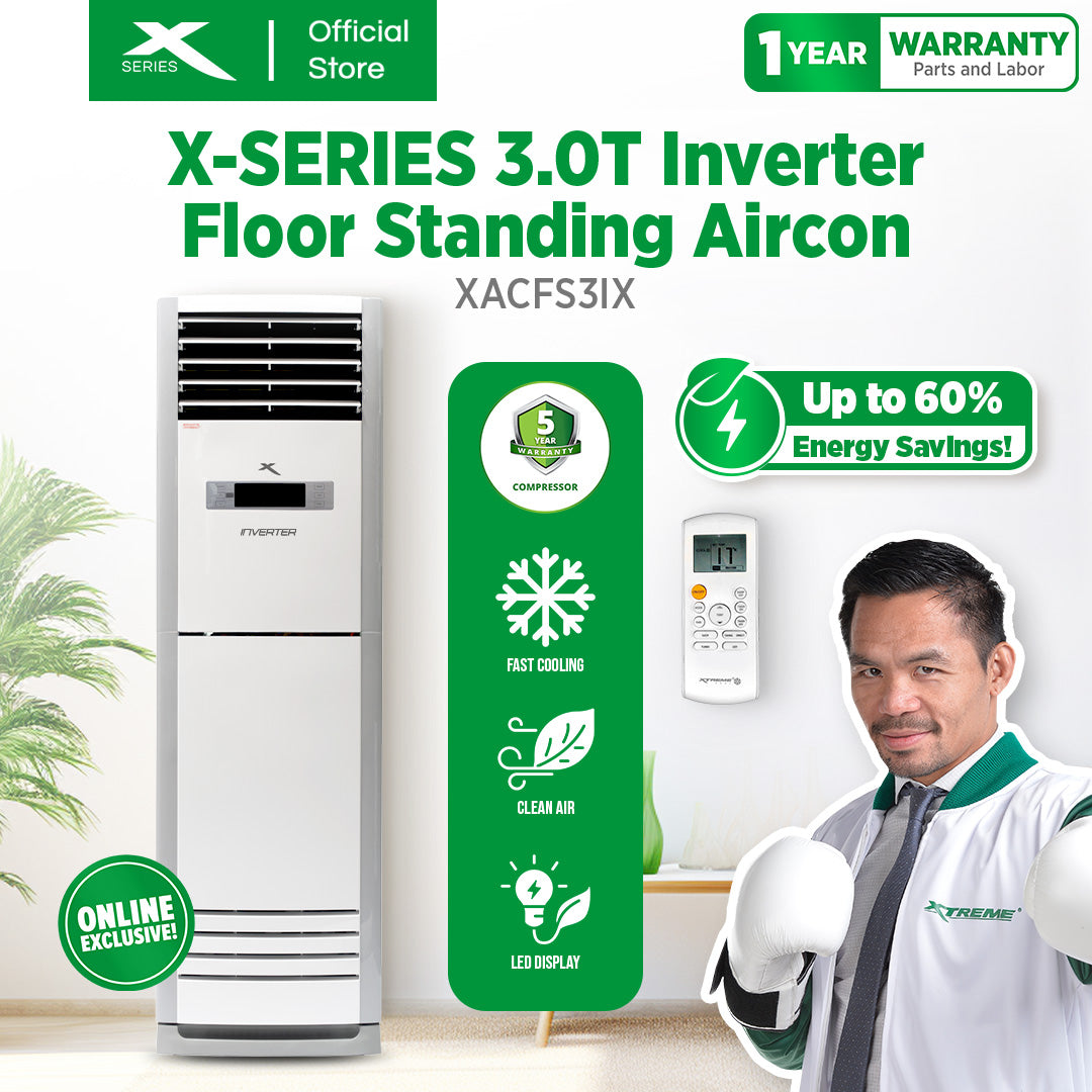 XTREME COOL 3.0T Floor Standing Aircon Inverter | XACFS3i